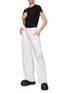 Figure View - Click To Enlarge - T BY ALEXANDER WANG - Logo 6 Pocket Cargo Pants