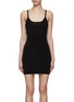 Main View - Click To Enlarge - T BY ALEXANDER WANG - Logo Scoop Neck Tank Dress