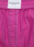  - T BY ALEXANDER WANG - Raw Hem Striped Boxer Shorts