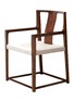 Main View - Click To Enlarge - SHANG XIA - WALNUT ARM MATTE FINISH DINING CHAIR – FROST
