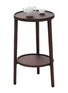 Main View - Click To Enlarge - SHANG XIA - WALNUT MATTE FINISH ROUND SIDE TABLE