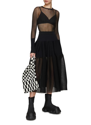 Figure View - Click To Enlarge - CFCL - Lucent Knit Top