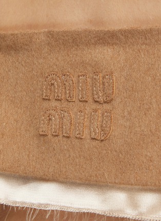  - MIU MIU - Wool Boxy Cropped Camisole
