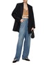 Figure View - Click To Enlarge - MIU MIU - Wool Boxy Cropped Camisole