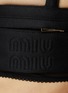  - MIU MIU - Logo Embossed Buckle Flap Pocket Detail Radzimir Bralette