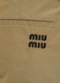 - MIU MIU - Flat Front Low Rise Chino Bermuda Shorts
