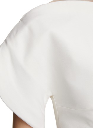 - ROLAND MOURET - One-Shoulder Silk Maxi Dress