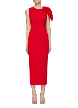 Main View - Click To Enlarge - ROLAND MOURET - Round Neck Sleeveless Maxi Dress