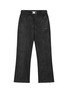 Main View - Click To Enlarge - TEAM WANG DESIGN - Belted Faux Leather Flared Pants