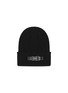 Main View - Click To Enlarge - TEAM WANG DESIGN - Logo Engraved Buckle Ribbed Beanie