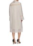 Back View - Click To Enlarge - PRADA - Gathered Sheer Lace Trim Nightie Coat