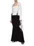 Figure View - Click To Enlarge - MM6 MAISON MARGIELA - Elasticated Waist Ripped Maxi Skirt