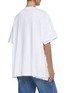 Back View - Click To Enlarge - MM6 MAISON MARGIELA - Cotton Oversized Short Sleeve Shirt