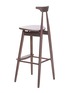Detail View - Click To Enlarge - STELLAR WORKS - Wohlert Bar Walnut Wood Chair