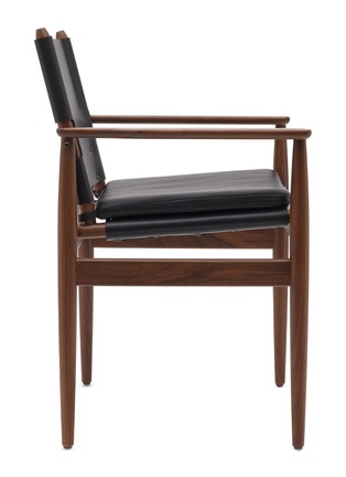 Detail View - Click To Enlarge - STELLAR WORKS - Journey Dining Walnut Wood Armchair