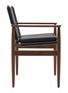 Detail View - Click To Enlarge - STELLAR WORKS - Journey Dining Walnut Wood Armchair