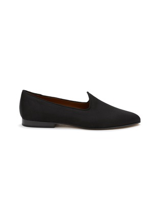 Main View - Click To Enlarge - LE MONDE BERYL - ‘Venetian’ Almond Toe Satin Loafers