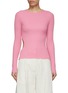 Main View - Click To Enlarge - AERON - ‘Zero’ Cut Out Long Sleeve Top