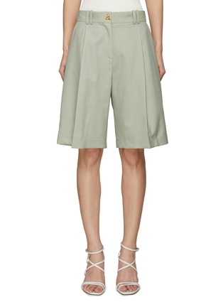 Main View - Click To Enlarge - AERON - Swan Bermuda Shorts