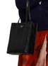 Figure View - Click To Enlarge - PRADA - Small Crinkled Leather Tote Bag