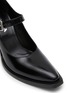 Detail View - Click To Enlarge - PRADA - ‘Modelleri’ 90 Spazzolato Leather Mary Jane Pumps