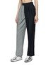 Detail View - Click To Enlarge - HAVRE STUDIO - Oversize Blazer and High Rise Pants Bicolour Suit Set