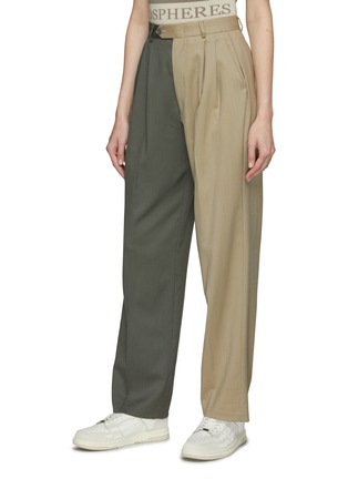 Detail View - Click To Enlarge - HAVRE STUDIO - Oversized Blazer And Straight Pants Suit Set