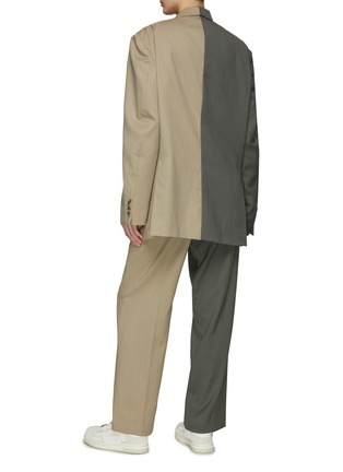 Back View - Click To Enlarge - HAVRE STUDIO - Oversized Blazer And Straight Pants Suit Set