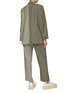 Back View - Click To Enlarge - HAVRE STUDIO - Oversized Blazer And Straight Pants Suit Set