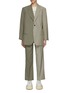 Main View - Click To Enlarge - HAVRE STUDIO - Oversized Blazer And Straight Pants Suit Set