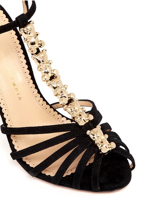 Detail View - Click To Enlarge - CHARLOTTE OLYMPIA - Gummi Bear suede sandals