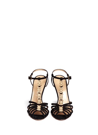 Figure View - Click To Enlarge - CHARLOTTE OLYMPIA - Gummi Bear suede sandals