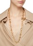 Figure View - Click To Enlarge - JACQUEMUS - ‘Le Ceinture Ouro’ Gold Plated Brass Necklace