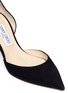 Detail View - Click To Enlarge - JIMMY CHOO - 'Mariella' suede d'Orsay pumps
