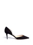 Main View - Click To Enlarge - JIMMY CHOO - 'Mariella' suede d'Orsay pumps