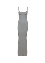 SKIMS | 'Soft Lounge' Long Slip Dress | HEATHER GREY | Women