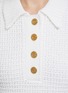  - ST. JOHN - Short Sleeve Cotton Knit Polo Shirt