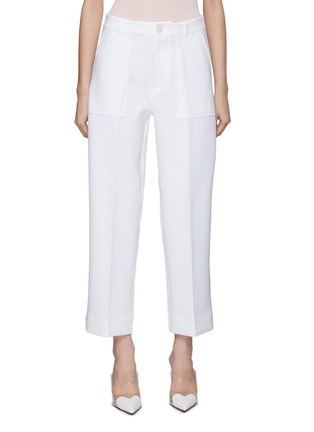 Main View - Click To Enlarge - ST. JOHN - Pressed Crease Cuffed Pants