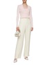 Figure View - Click To Enlarge - ST. JOHN - Ribbed Knit V-Neck Cardigan