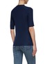 Back View - Click To Enlarge - ST. JOHN - Stretch Ribbed Knit Crewneck Top