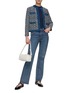 Figure View - Click To Enlarge - ST. JOHN - Stretch Ribbed Knit Crewneck Top