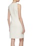 Back View - Click To Enlarge - ST. JOHN - Crewneck Sleeveless Knee-Length Dress