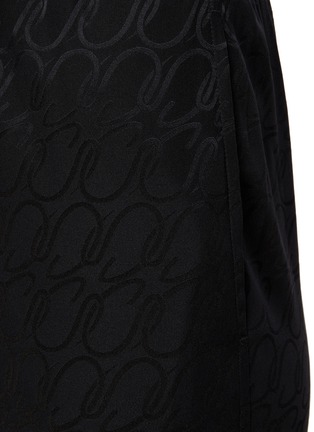  - ST. JOHN - Cursive Icon Stretch Silk Jacquard Pyjama Pants