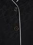  - ST. JOHN - Cursive Icon Stretch Silk Jacquard Top