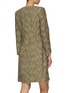 Back View - Click To Enlarge - ST. JOHN - Sparkle Tweed Button Up Coat