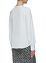 Back View - Click To Enlarge - ST. JOHN - Asymmetric Bow Detailing Silk Blouse