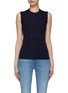 Main View - Click To Enlarge - ST. JOHN - Round Neck Sleeveless Ribbed Knit Top