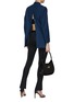 Figure View - Click To Enlarge - HAVRE STUDIO - Oversize Button Embellished Single Breasted Notch Lapel Blazer