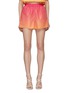 SELF-PORTRAIT - Rhinestone Hotfix Embellished Elasticated Waist Taffeta Shorts
