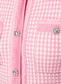  - SELF-PORTRAIT - Patch Pocket Stone Embellished Knit Mini Skirt
